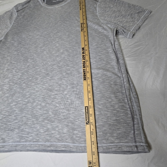 Tommy Bahama Gray Short Sleeve Tee, See Mesurements  No Tag. Large? - Picture 6 of 6